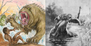 Bunyip, the Legend of the Bunyip, Australian Aboriginal mythology